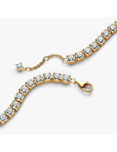 PANDORA Bracelet Rivière Audacieux Scintillant Doré