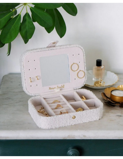 MAISON SCARLETT Boîte À Bijoux Brigitte Moumoute - Blanc