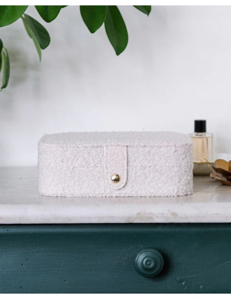 MAISON SCARLETT Boîte À Bijoux Brigitte Moumoute - Blanc