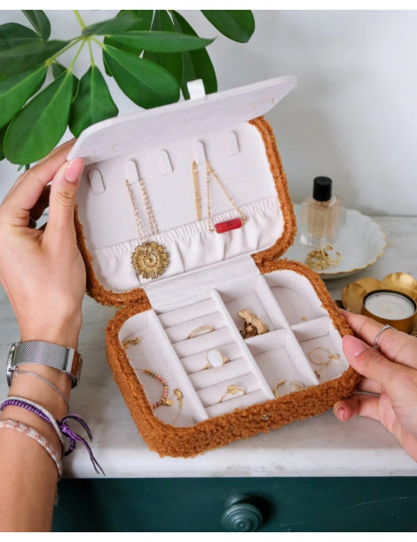 MAISON SCARLETT Boîte À Bijoux Brigitte Moumoute - Blanc