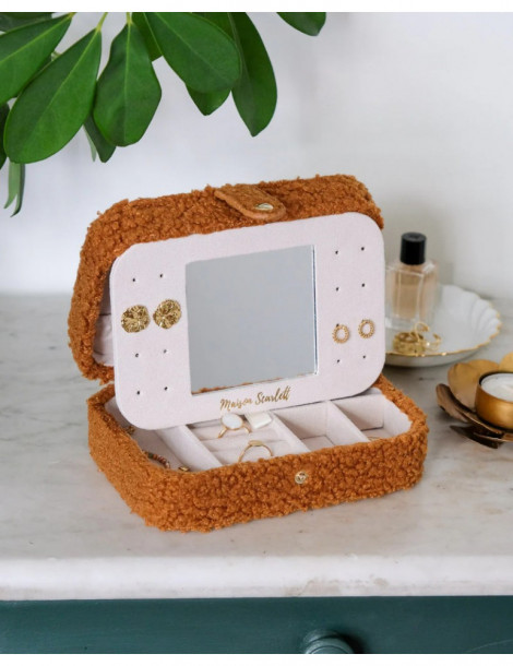 MAISON SCARLETT Boîte À Bijoux Brigitte Moumoute - Blanc