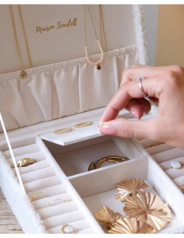 MAISON SCARLETT Boîte À bijoux Anne Moumoute - Rose