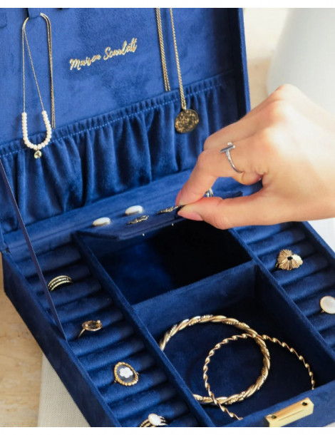 MAISON SCARLETT Boîte À bijoux Anne Velours - Rose