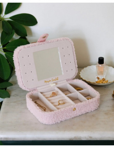 MAISON SCARLETT Boîte À Bijoux Brigitte Moumoute - Rose