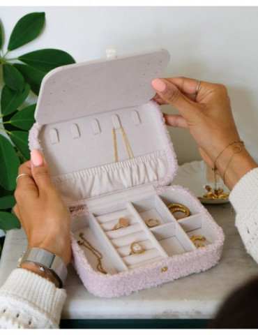 MAISON SCARLETT Boîte À Bijoux Brigitte Moumoute - Rose