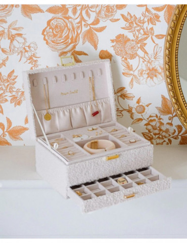 MAISON SCARLETT Boîte À Bijoux Denise Moumoute - Blanc