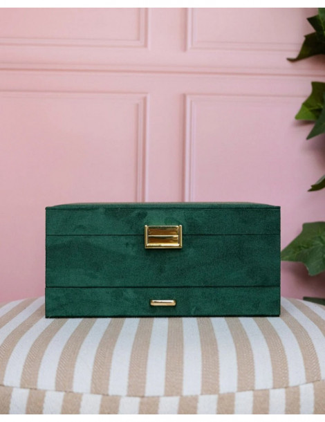 MAISON SCARLETT Boîte À Bijoux Denise Velours - Vert