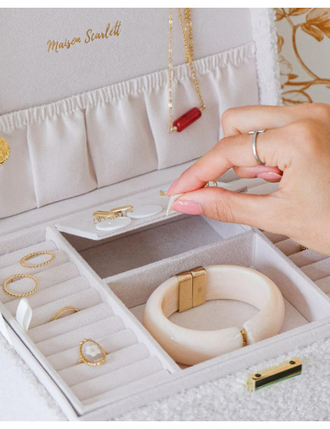 MAISON SCARLETT Boîte À Bijoux Denise Moumoute - Vert