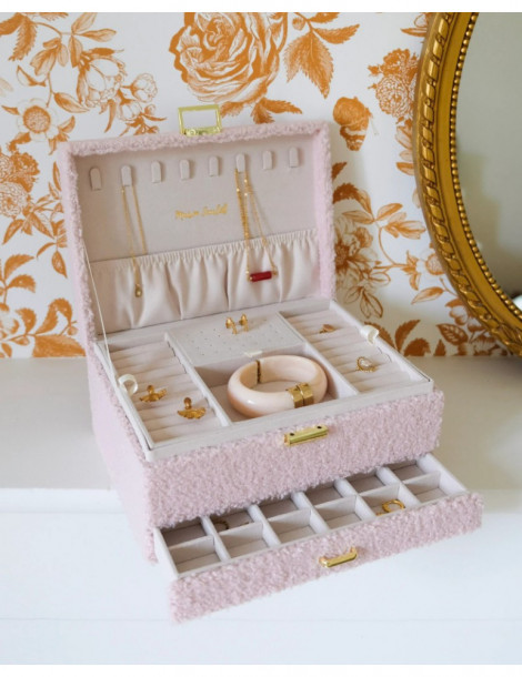 MAISON SCARLETT Boîte À Bijoux Denise Moumoute - Rose