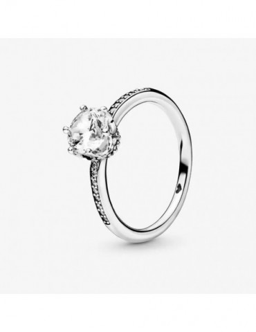 PANDORA Bague Couronne Etincelante Incolore