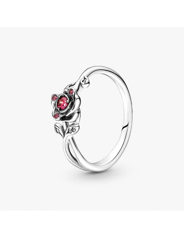 PANDORA Bague La Belle et La Bête Rose Disney
