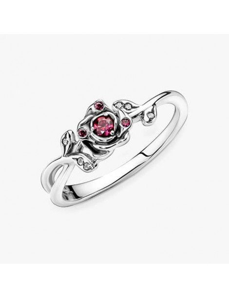 PANDORA Bague La Belle et La Bête Rose Disney