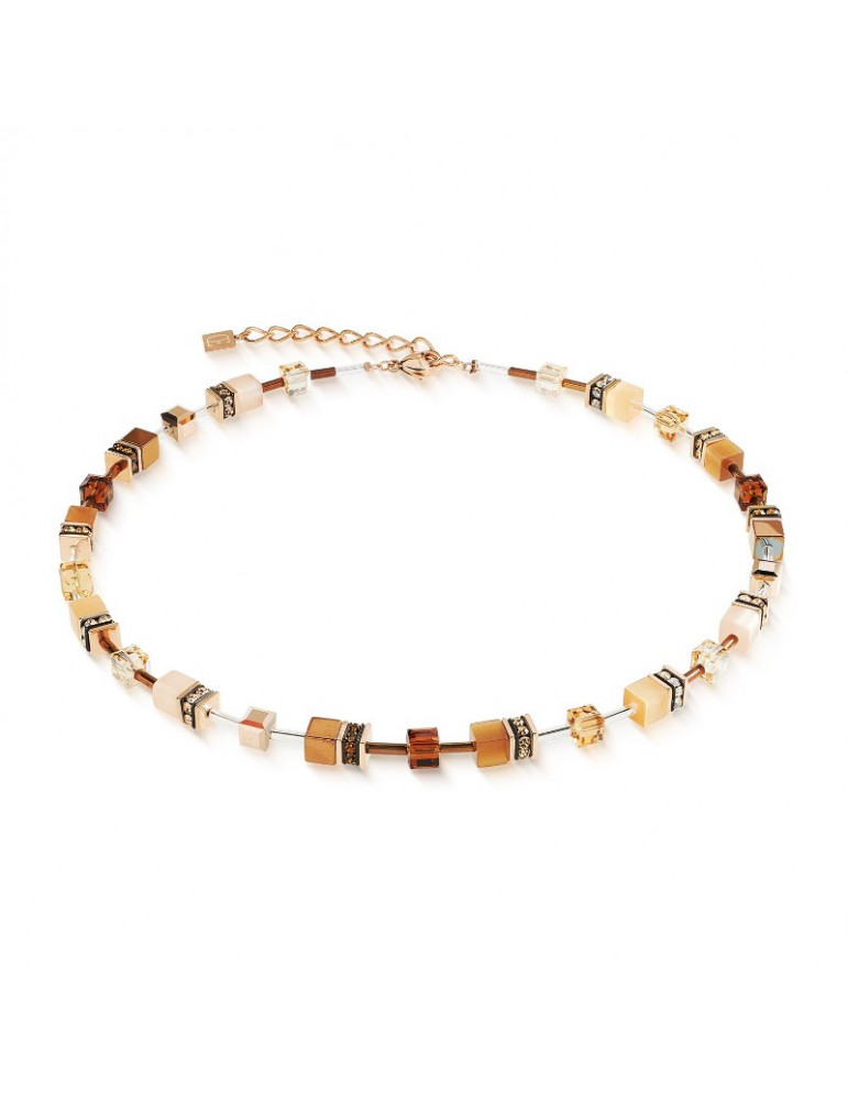 COEUR DE LION Collier GeoCUBE® Iconic Mocha Mousse