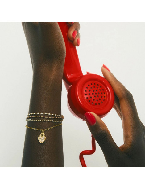 AGATHA Bracelet Smarty Doré Pailleté