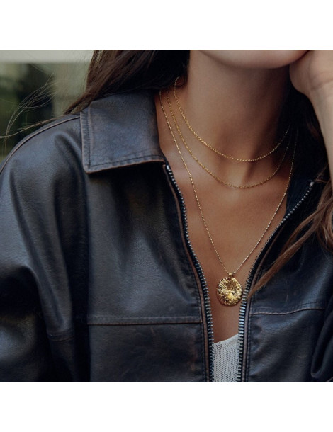 AGATHA Collier Smarty Doré Pailleté