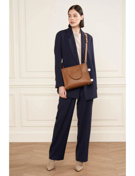 LANCASTER Sac À Main Foulonné Double Daily