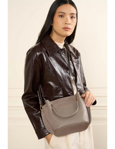 LANCASTER Sac À Main Foulonné Double Louisa | S