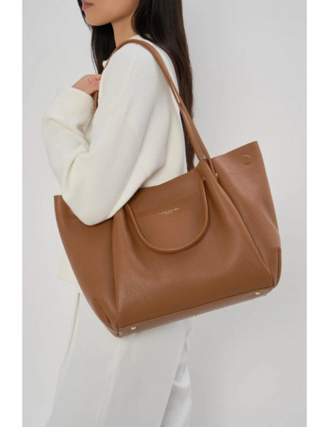 LANCASTER Sac Cabas Foulonné Double Louisa