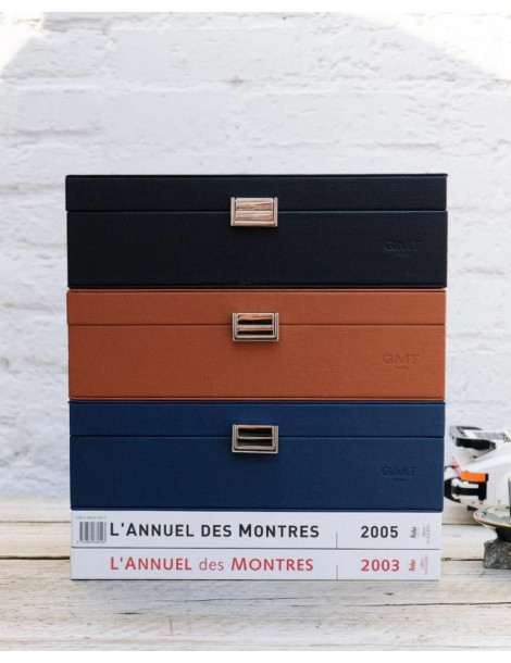 MAISON SCARLETT Boîte À Montres Jean Imitation Cuir - Bleu