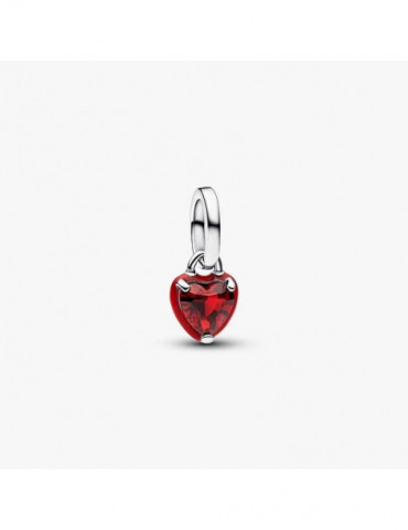 PANDORA Mini Dangle Cœur Chakra Rouge