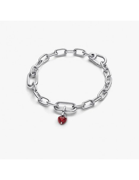 PANDORA Mini Dangle Cœur Chakra Rouge