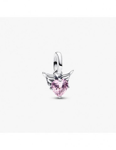 PANDORA Mini Charm Pendant Cœur Ailé