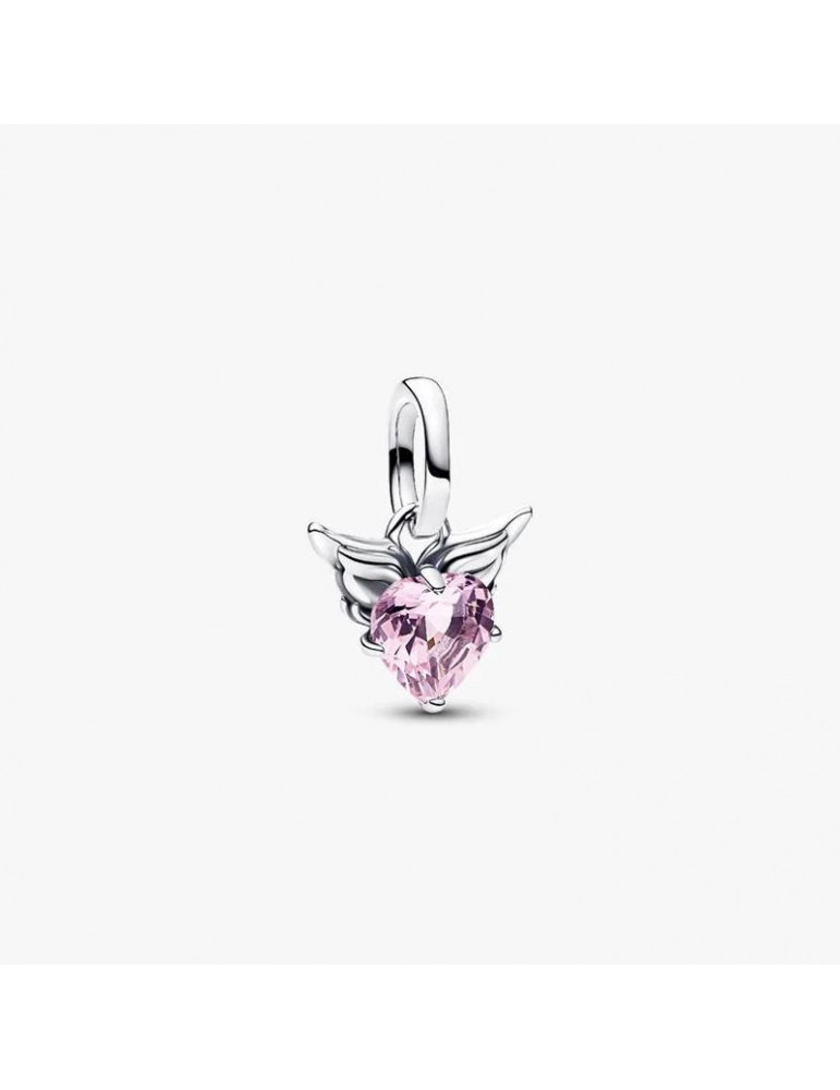 PANDORA Mini Charm Pendant Cœur Ailé