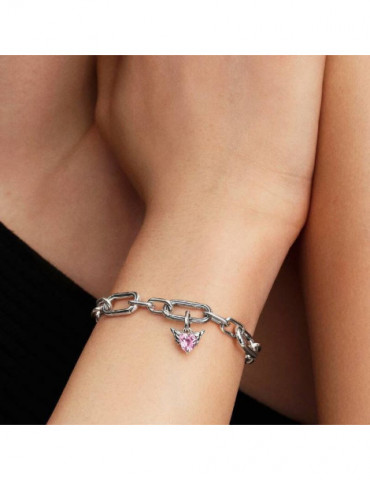 PANDORA Mini Charm Pendant Cœur Ailé