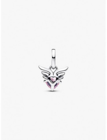 PANDORA Mini Charm Pendant Cœur Ailé