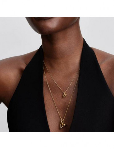 PANDORA Collier Cœur Organique - Petit Modèle