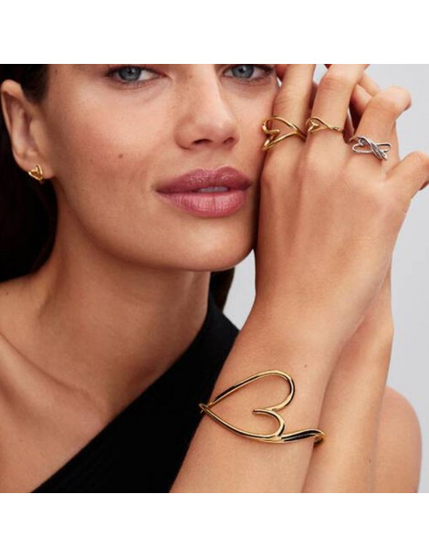 PANDORA Bague Cœur Organique - Petit Modèle