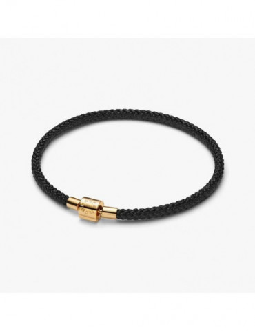 PANDORA Bracelet Cordon Noir Brillant