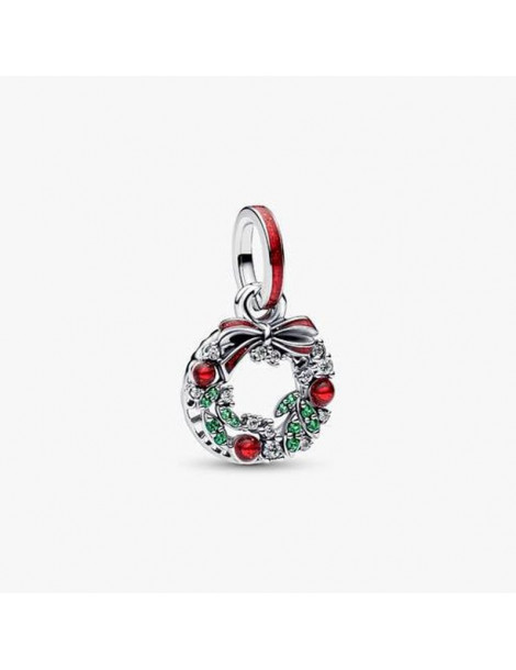PANDORA Charm Pendant Double Couronne de Noël