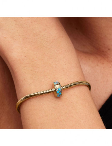 PANDORA Charm Clip Bleu Azur