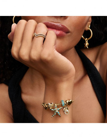 PANDORA Charm Clip Bleu Azur