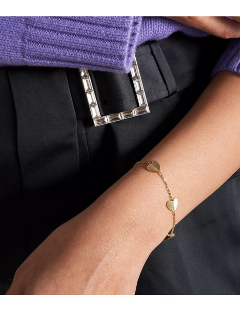 FOSSIL Bracelet Coeurs Harlow