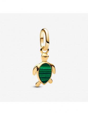 PANDORA Mini Dangle Tortue Verte