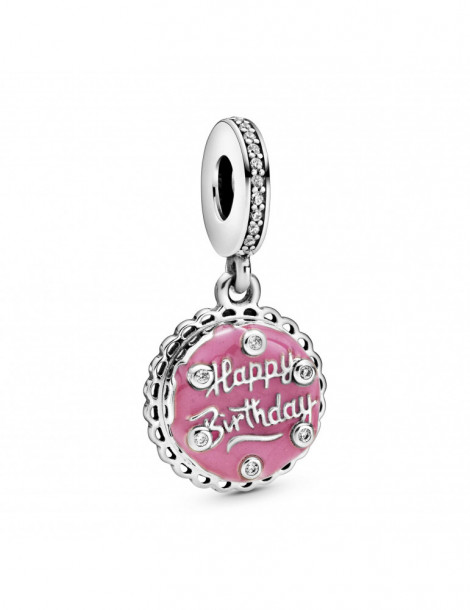 PANDORA Charm Pendant Gâteau d'Anniversaire Rose