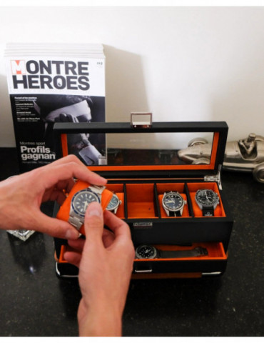 MAISON SCARLETT Boîte À Montres Jean Imitation Cuir Vert