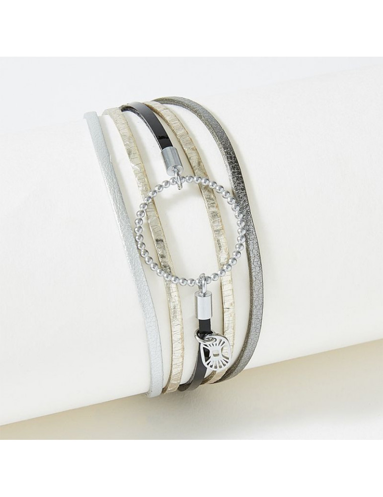 FLOWERS FOR ZOÉ Bracelet Annabelle Onyx