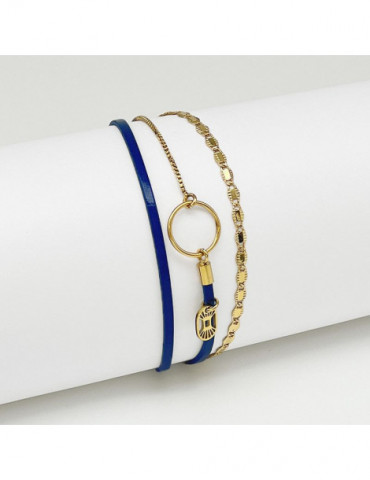 FLOWERS FOR ZOÉ Bracelet Tabatha Marine