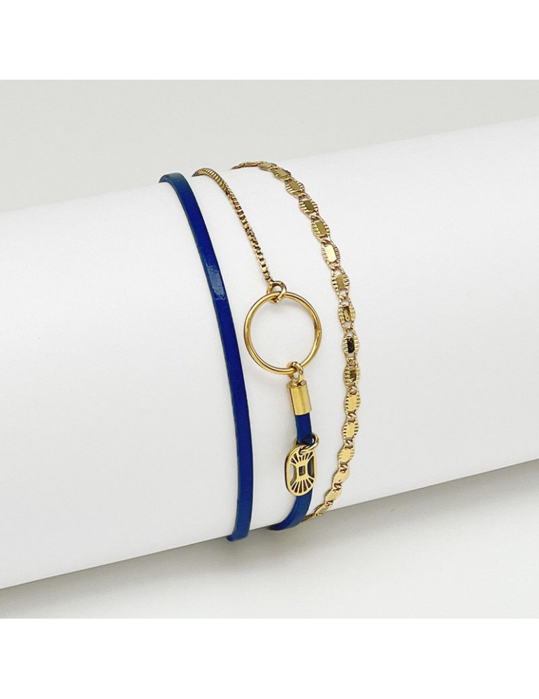 FLOWERS FOR ZOÉ Bracelet Tabatha Marine