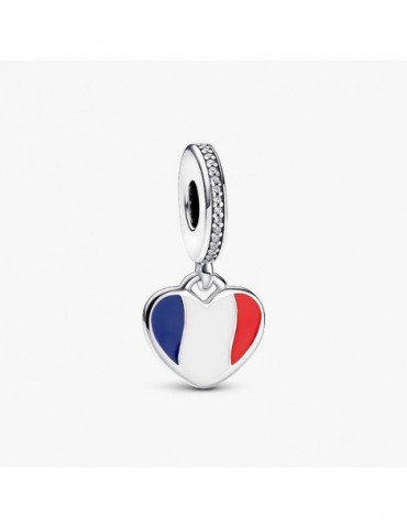 PANDORA Charm Drapeau Français Gravable
