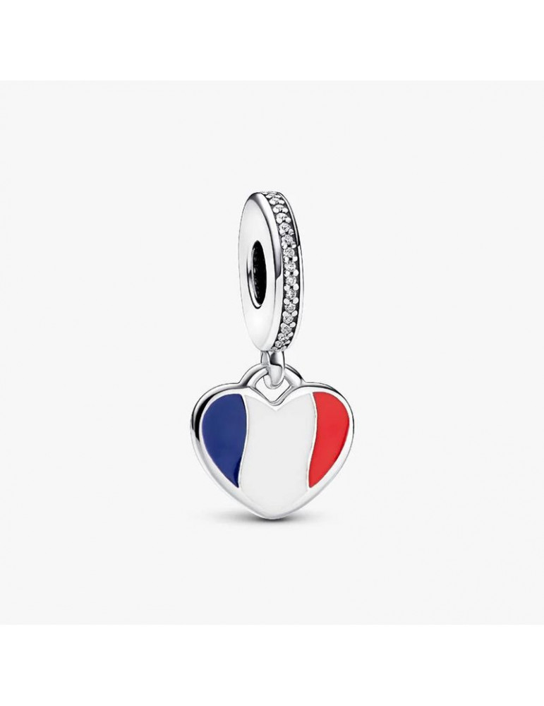 PANDORA Charm Drapeau Français Gravable