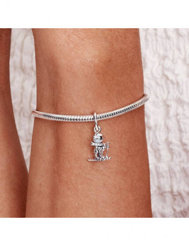PANDORA Charm Pendant Skieur