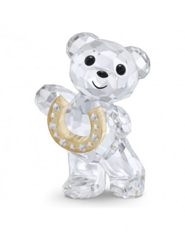 SWAROVSKI Ourson Kris Fer à Cheval Porte-bonheur