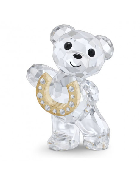SWAROVSKI Ourson Kris Fer à Cheval Porte-bonheur
