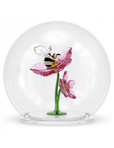 SWAROVSKI Boule De Verre Abeille & Fleurs Idyllia