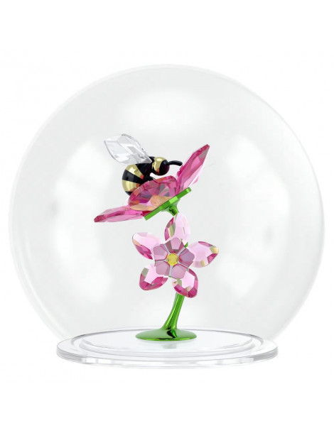 SWAROVSKI Boule De Verre Abeille & Fleurs Idyllia