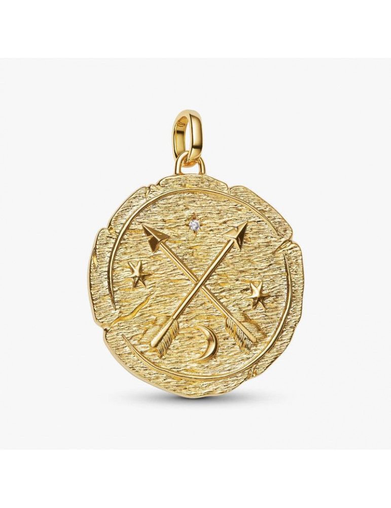 PANDORA Charm Médaillon Surdimensionné Flèches Croisées